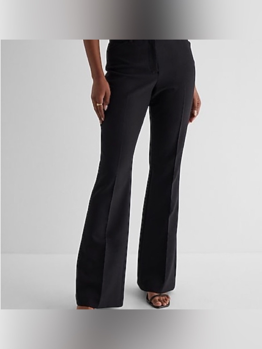 EXPRESS Mid Rise Editor Flare Pant
